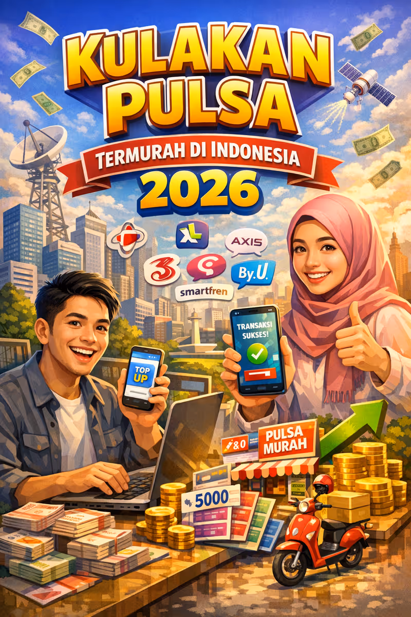 Kulakan Pulsa Termurah di Indonesia 2026